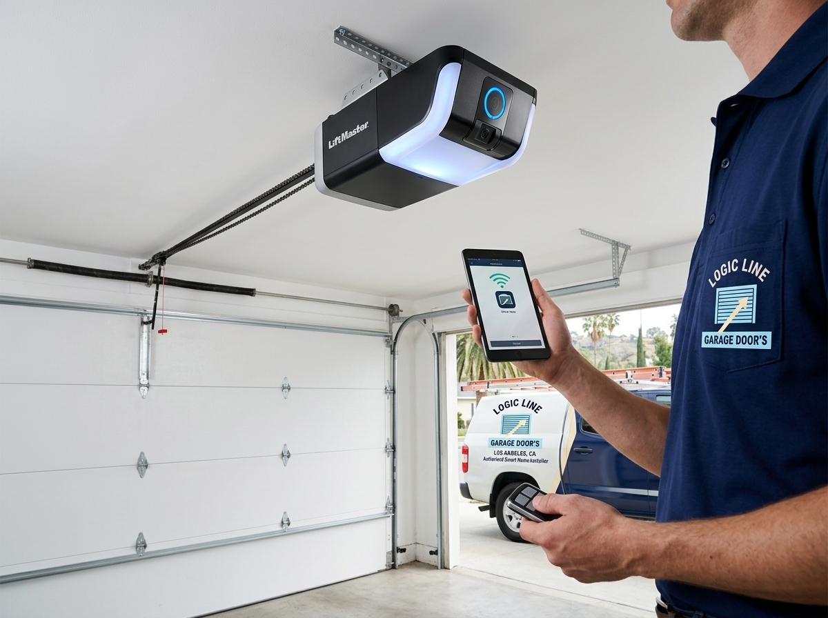 Smart WiFi Garage Door Opener in Los Angeles